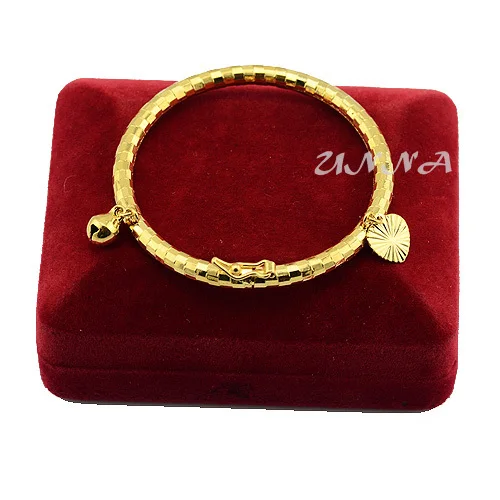 Браслеты для маленьких девочек 4 мм браслеты желтого и золотого цвета ювелирные