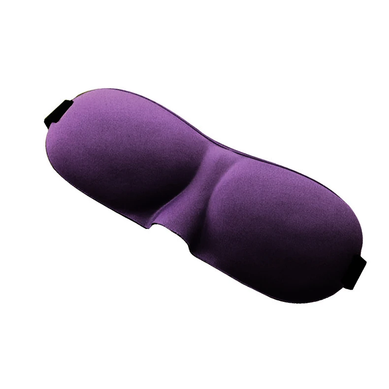 Purple 5 цветов, 3D комфортная маска для сна, маска для сна, мягкий теневой чехол для путешествий, расслабляющая помощь, повязка на глаза, комфортный уход, инструмент для красоты EK-New - Цвет: Purple