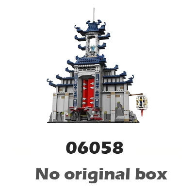 No original box 1449 шт. ниндзя древний Темпл битва последнее великое оружие 10722 модель строительные блоки детские игрушки Кирпичи совместимы с Lago - Цвет: No original box