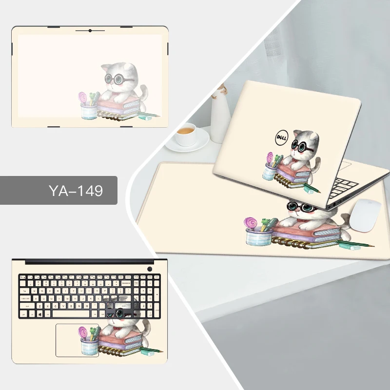 Ноутбук стикеры мышь Pad наборы для ухода за кожей кожи Dell xps 15 9550/11 3162/17 5759/xps