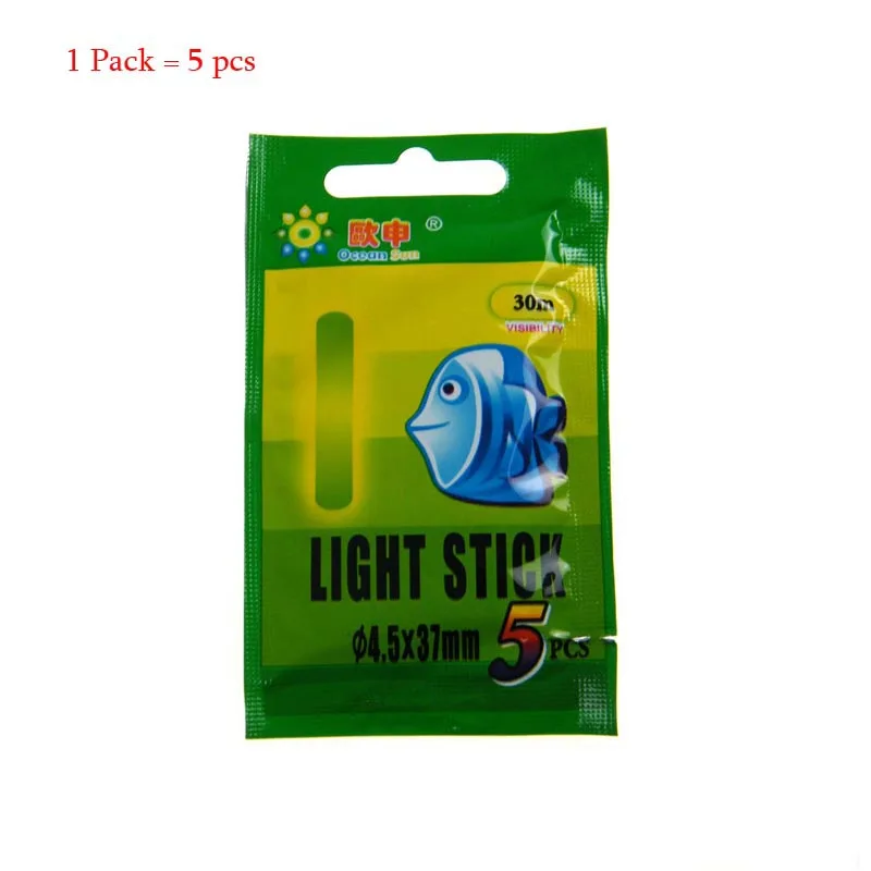 5PCS 5/25/50 шт Рыбалка поплавок светящаяся палочка флуоресцентная Lightstick ночного поплавок стержень Свет темно-палке полезные много рыболовные снасти - Цвет: 5PCS