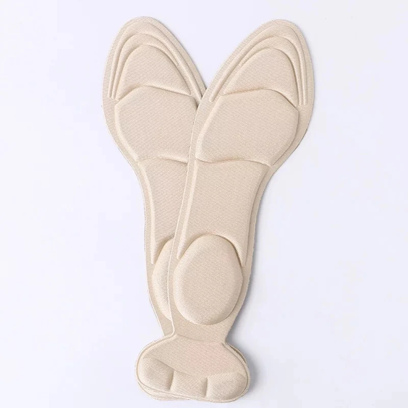 7D Soft T-shaped Foam Invisible Women Arched Support Insert Insole High-heels Insoles  Heel protection insole 1Pair ND-2