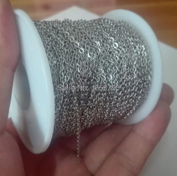 Цепочка Из Нержавеющей Стали шириной 2 мм 50 м/рулон