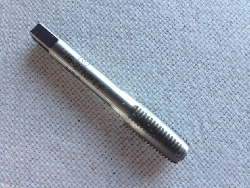Бесплатная доставка 1 шт. HSS NPTF1/4 &quot 18 TAP конус трубы Tap hss Метчик для труб нарезания
