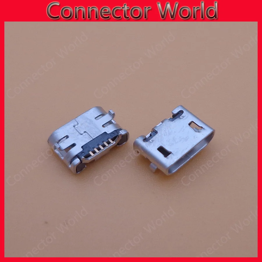 200 шт./лот для ZTE Blade V6 X7 D6 micro mini USB зарядный порт док-разъем 5pin сменные детали