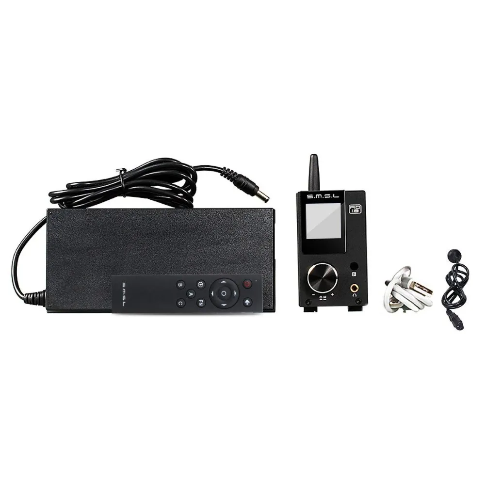 Стереоусилитель SMSL AD18 Hi Fi с Bluetooth 4 2 поддержка Apt X USB DSP цифровой усилитель мощности