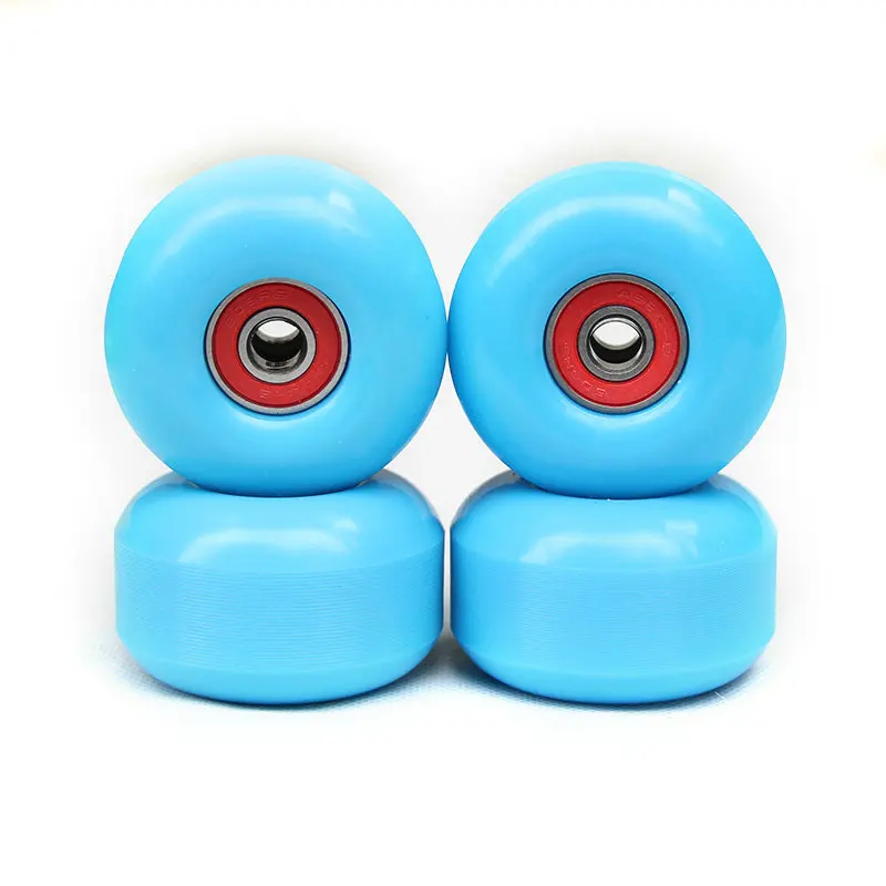 

4Pcs Skateboard Wheels With bearing complete PU Skateboard Parts 52mm*30mm Wheels 95A skateboard for riding