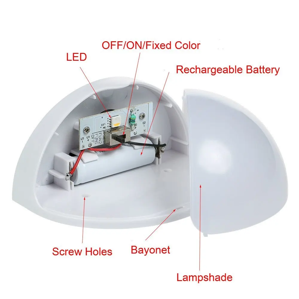 4 шт./лот солнечные садовые светильники RGB на забор наружные водонепроницаемые