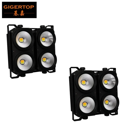 2 Крытый Led COB 4 глаз фон студийный свет без мерцания Высокая частота обновления мини-сценический зритель свет Gigertop - Цвет: 2