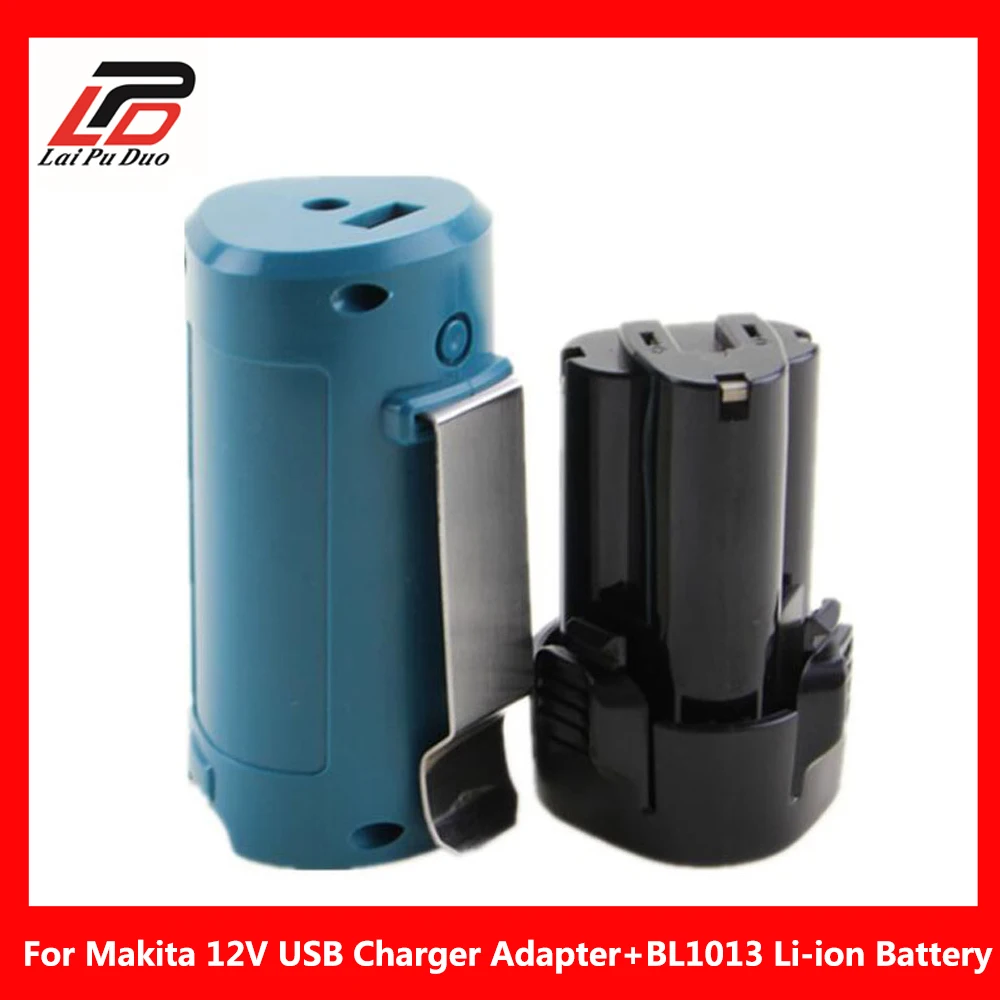 Зарядный usb адаптер для Makita 10 8 В/12 В BL1013 литий ионный аккумулятор зимняя ткань