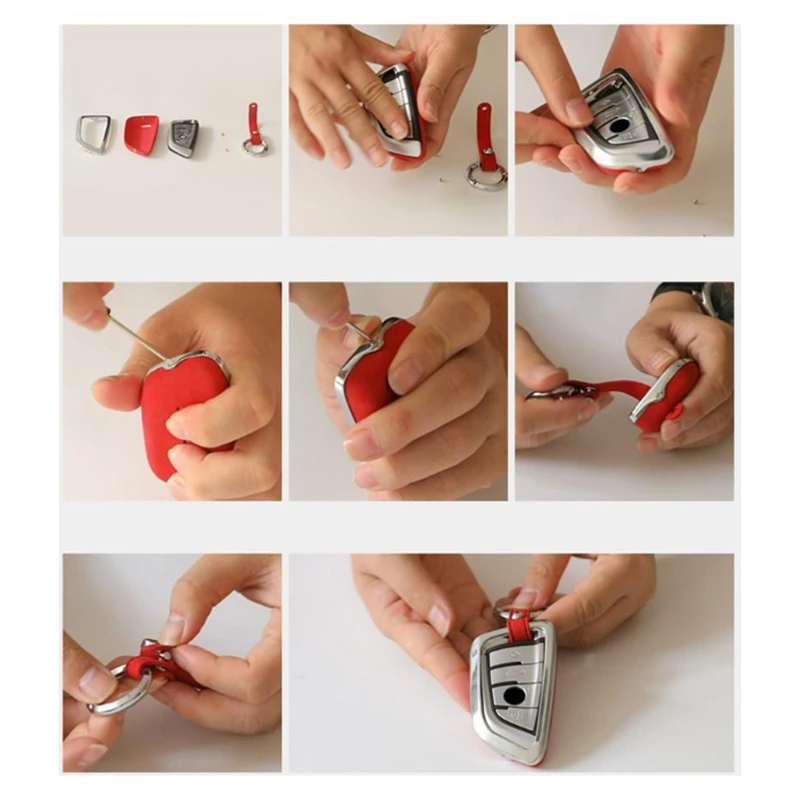 Стайлинг автомобиля кольцо для ключей защитная крышка наклейки Bmw 3 4 5 6 7 Serise X1 X3 X4