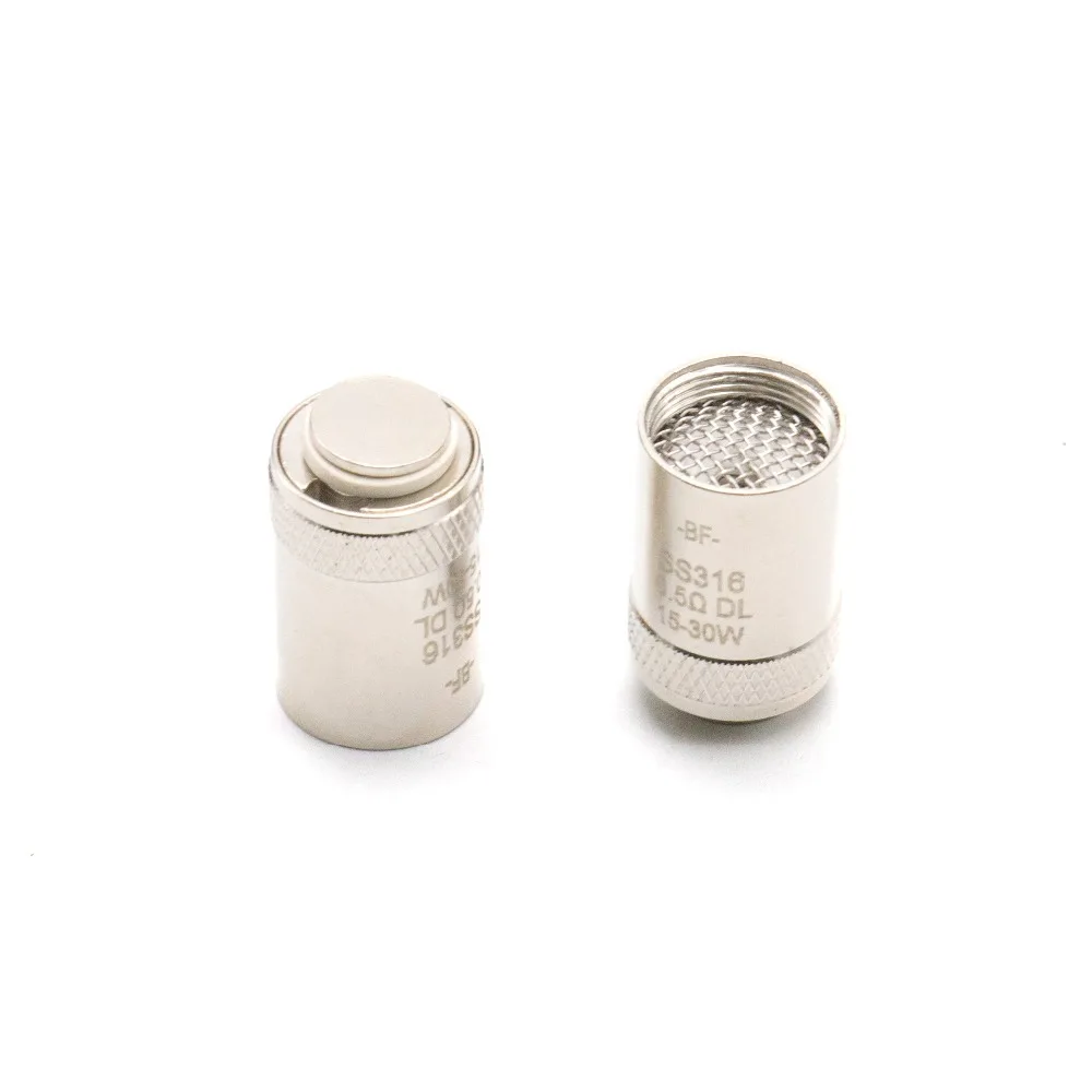 Volcanee 20pcs Сменная Головка Катушки BF SS316 0.5ohm 0.6ohm катушка для вейпинга eGo AIO
