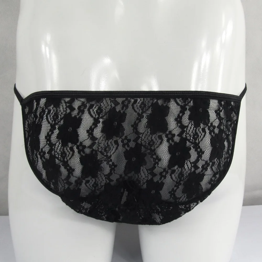 Мужские кружевные стринги бикини прозрачные сексуальные трусики трусы|sexy
