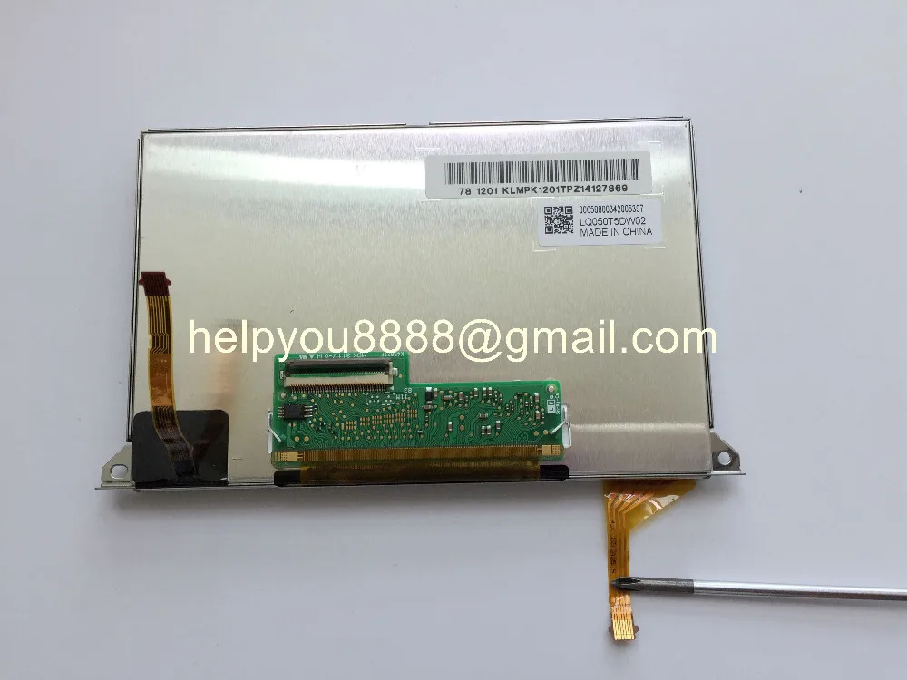 100% Оригинальный Новый 5-дюймовый ЖК-дисплей LQ050T5DW02 с сенсорной панелью для