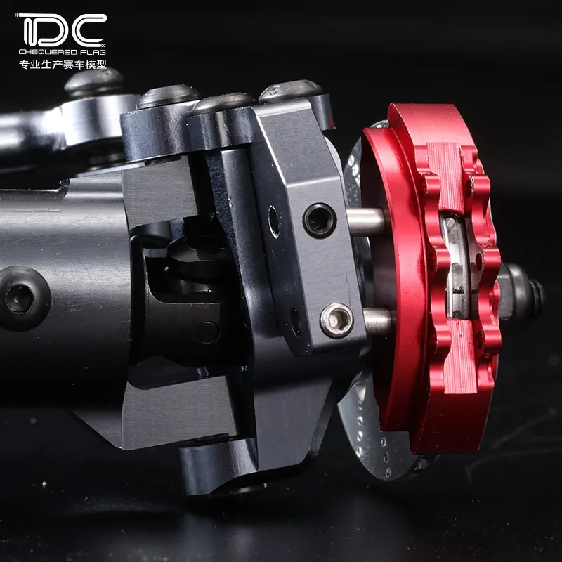 DC RC автомобиль CNC алюминиевая передняя ось в сборе для 1:10 Rock Crawler AXIAL SCX10 II I 90046 90028
