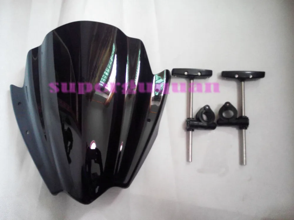 Новый для Kawasaki Z 250 300 750 750R 800 1000 Vulcan S велосипеда мотоцикла лобового стекла|motorcycle
