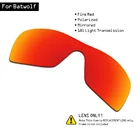 Поляризованные солнцезащитные очки SmartVLT, Сменные линзы для Oakley Batwolf - Fire Red