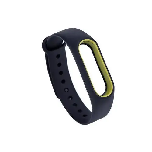 Синий Сменный ремешок для Xiaomi Mi band 2, регулируемый браслет, мягкий силиконовый ремешок, умный Браслет, наручные часы TSLM1 - Цвет: Синий
