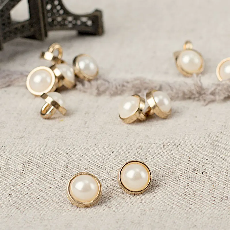 Модная металлическая застежка жемчужная пуговица рубашка кардиган с украшением