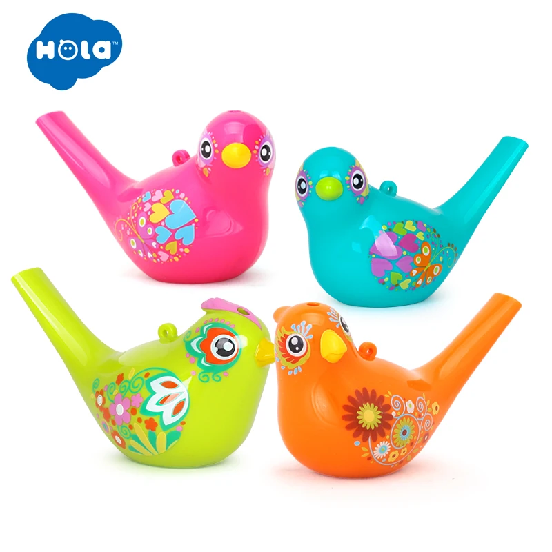 Цветная рисованная водная птица свисток Bathtime музыкальная игрушка для ребенка