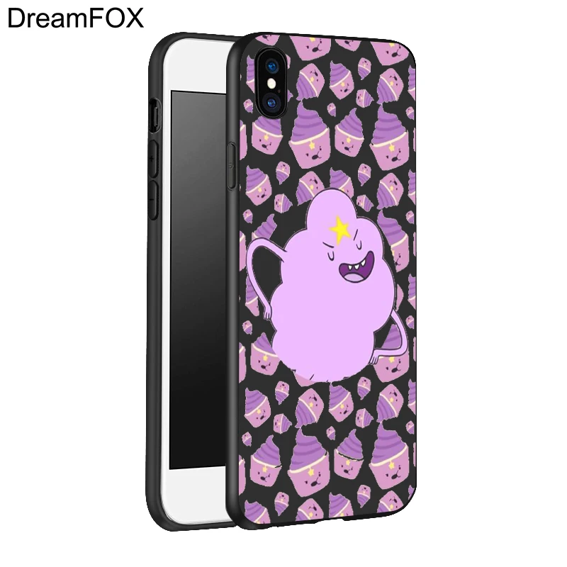 DREAMFOX L002 Agnes Unicorn Черный Мягкий ТПУ силиконовый чехол для Apple iPhone 11 Pro XR XS Max X 8 7 6 6S Plus 5