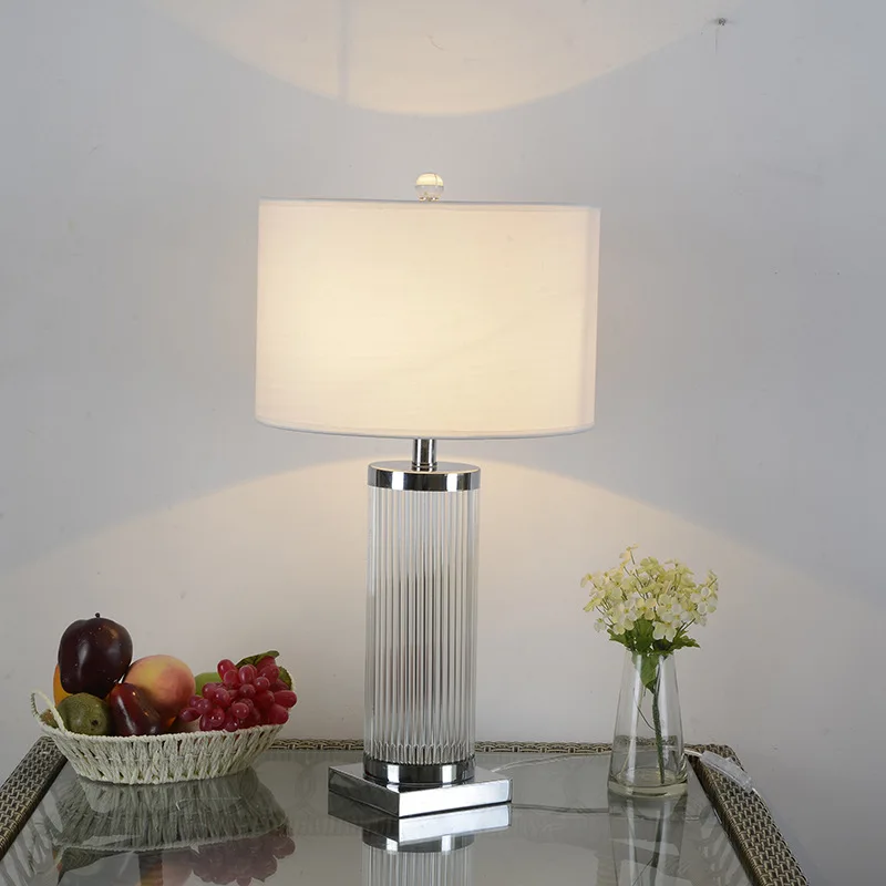 Стеклянная Хрустальная настольная лампа TUDA креативная модная для гостиной