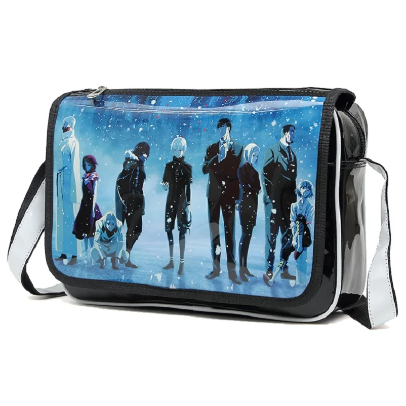 

High-Q Unisex pu Tokyo Ghoul kaneki ken Handbags School student preppy Tokyo Ghoul messenger bag shoulder bags