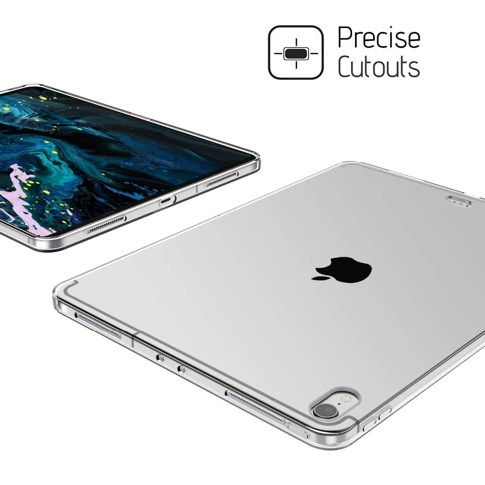 Для Apple iPad Pro 11 2018 ультратонкий прозрачный мягкий силиконовый защитный чехол из