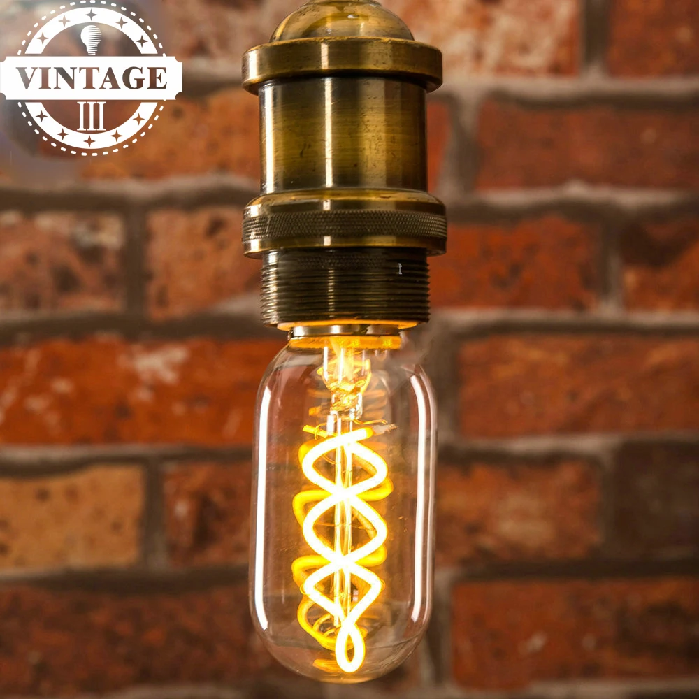Lightinbox затемняемая старинная лампочка 60 Вт четыре петли накаливания (старомодный
