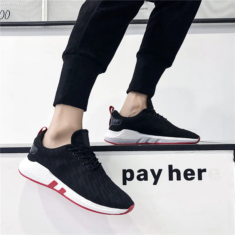 Men Casual Shoes Sneakers Brand Male Flats Breathable Mesh Slip On High Quality Loafers Spring Autumn Fashion | Обувь