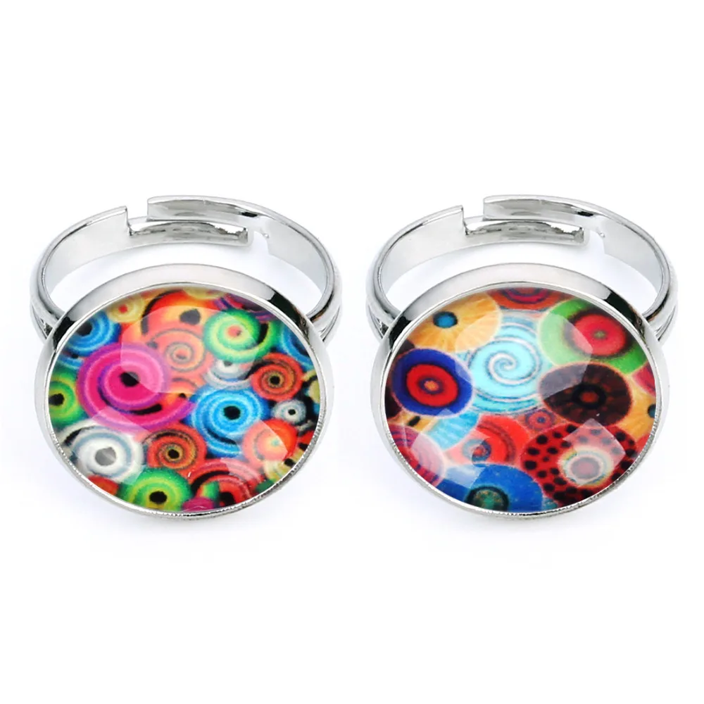 Разноцветный стеклянный Кабошон для ювелирных изделий камея комплектующие