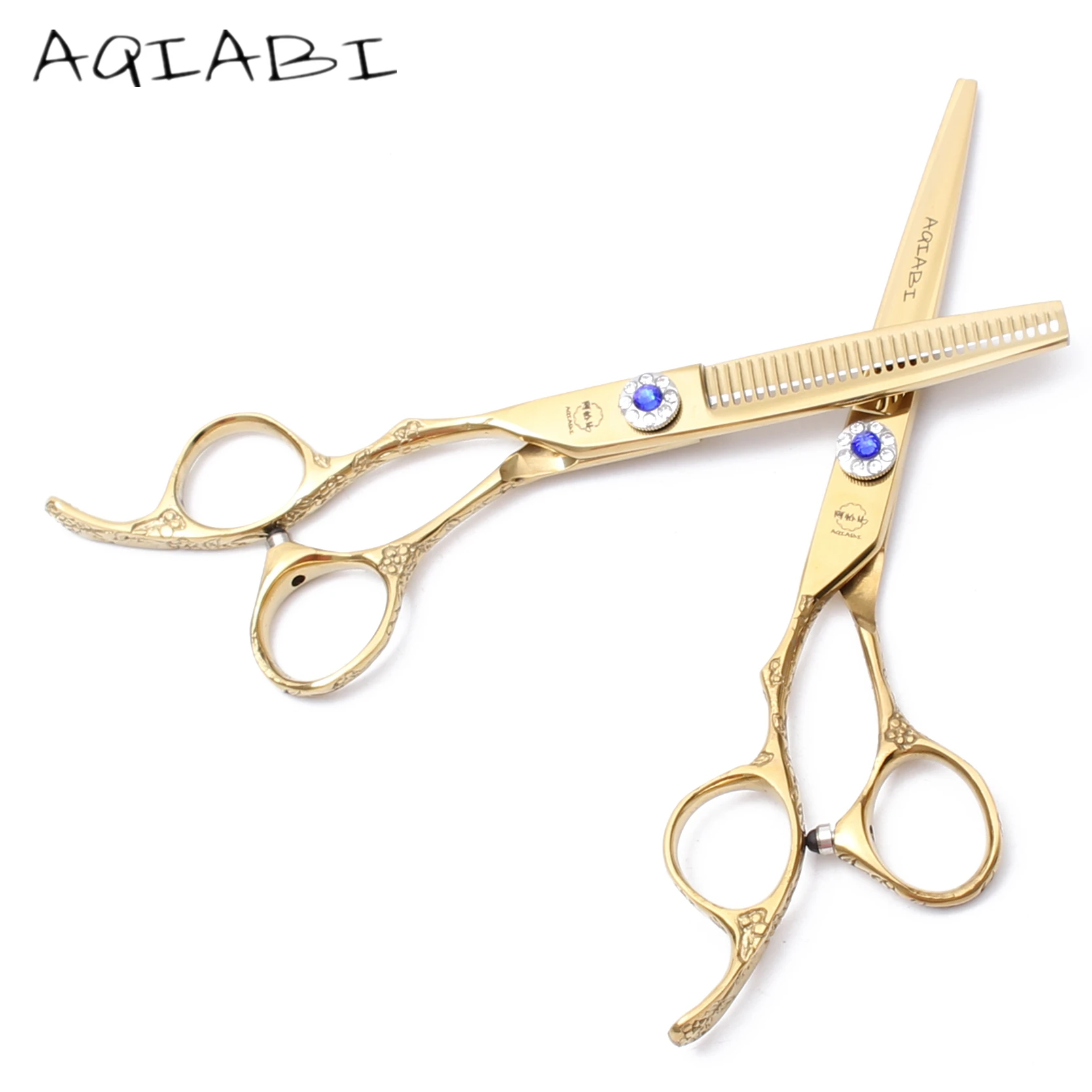 Профессиональные Парикмахерские ножницы A8002 6 ''JP 440C AQIABI парикмахерские для