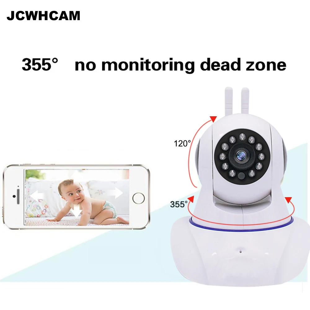 JCWHCAM 720P двойная три антенны Беспроводная ip камера YOOSEE ночное видение IR поддержка