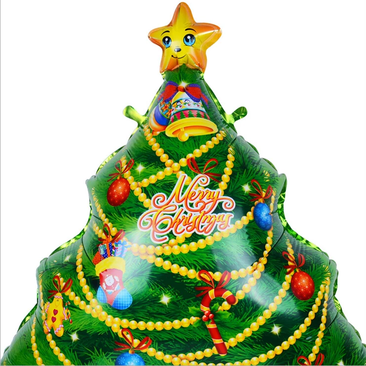 Новое поступление 18 дюймов Рождество Дерево шар гелий надувные Фольга для