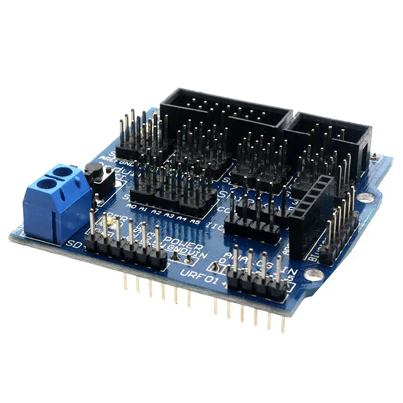 Glyduino сенсорный Щит V5.0 Плата расширения датчика для Arduino электронные строительные
