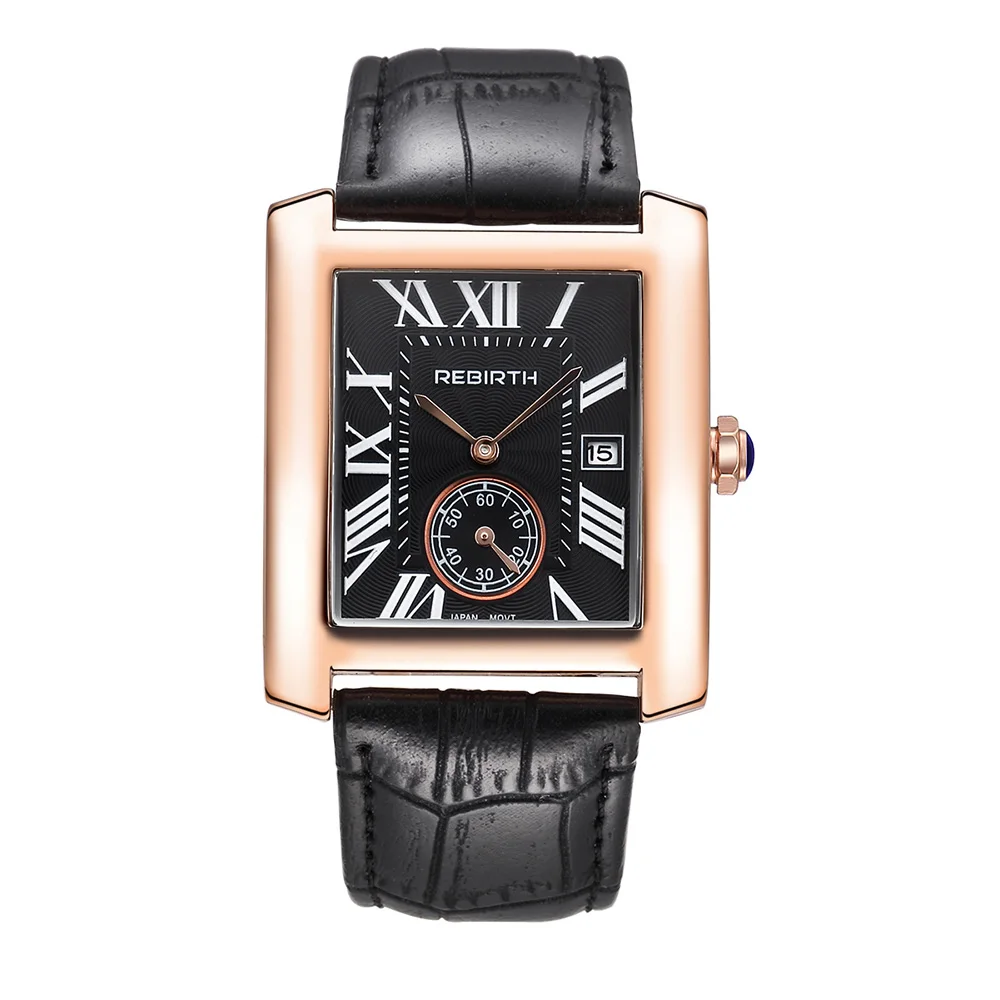 Rose Black Watch Минималистичные креативные винтажные женские часы Женские повседневные кожаные кварцевые часы женские часы reloj mujer Наручные часы Montre Femme - Цвет: Rose Black Watch