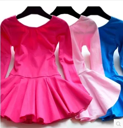 Новое Детское зимнее платье из 100% хлопка с круглым вырезом балетные платья для