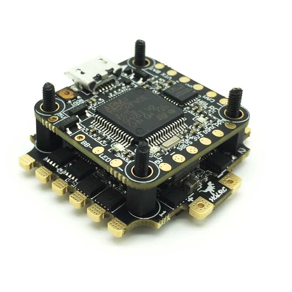 XJB F438 F4 Контроллер полета OSD 4в1 38A Blheli_S ESC для FPV Drone Racer Racing части вертолета|Детали и