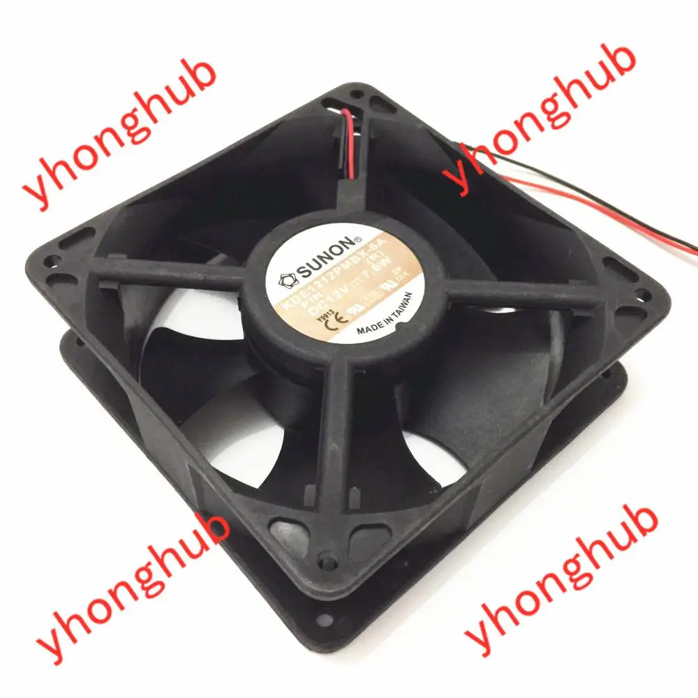SUNON KDE1212PMBX-6A DC 12V 7,6 W 120x120x38mm вентилятор охлаждения сервера
