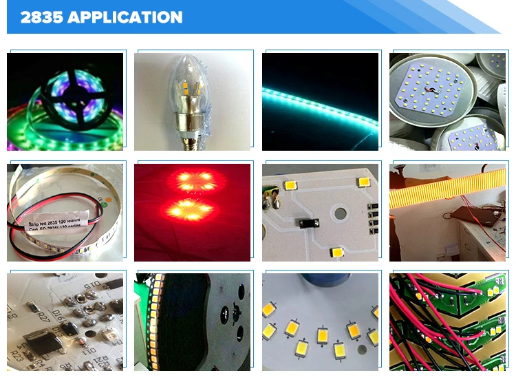 Светодиодный 2835RGB с IC светодиодный светоизлучающий диод для светодиодный полосы света светодиодный лента Водонепроницаемый светодиодный гибкие светодиодные ленты