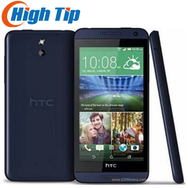 Оригинальный телефон HTC Desire 610 четырехъядерный мобильный дюйма сенсорный экран 4 7