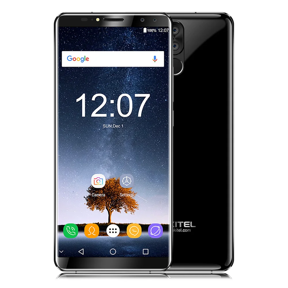 Oukitel K6 18:9 Face ID смартфон 6 0 &quotFHD Экран ГБ + 64 MTK6763 Octa Core 6300 мАч 5 V/3A Быстрая зарядка 21MP 4