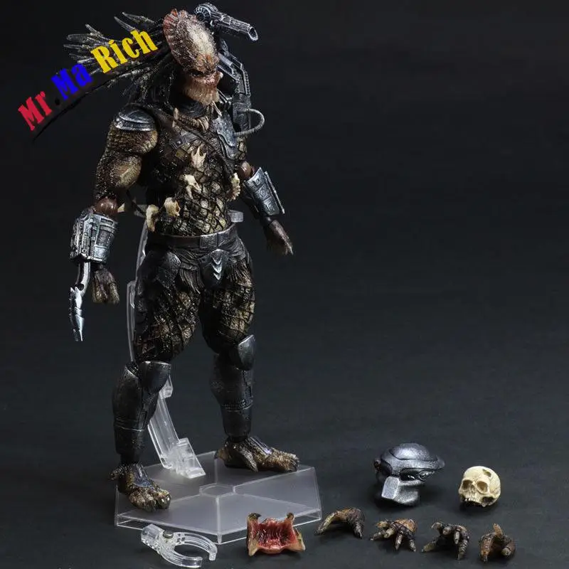 Play Arts Kai Alien Vs Predator P1 ПВХ фигурка Коллекционная модель игрушки|Игровые фигурки и