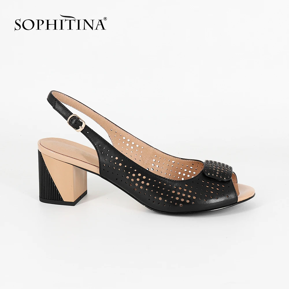 SOPHITINA/Летние повседневные женские босоножки Высококачественная обувь из