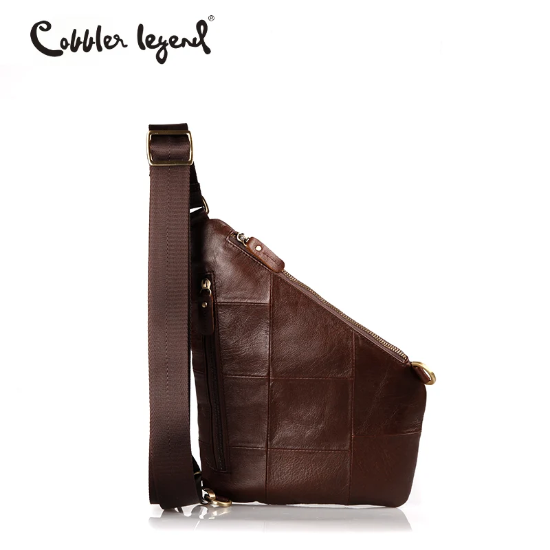 Винтажная слинг сумка Cobbler Legend из натуральной кожи мессенджер для мужчин сумки на