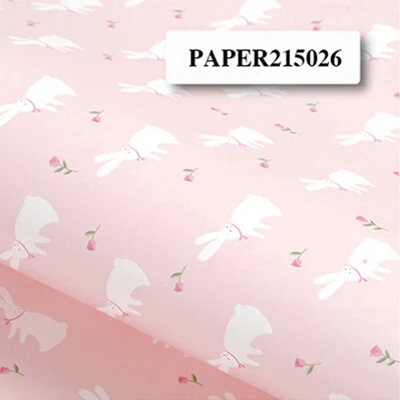 C4 10 sheet 10 листов 52X75 см цветочный рулон упаковочной бумаги Цветочный узор Подарочная упаковка фон ремесло DIY Скрапбукинг Декоративные - Цвет: C4 10 sheet