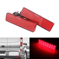 angrong for renault master trafic red led rear bumper reflector signal brake tail light lamp