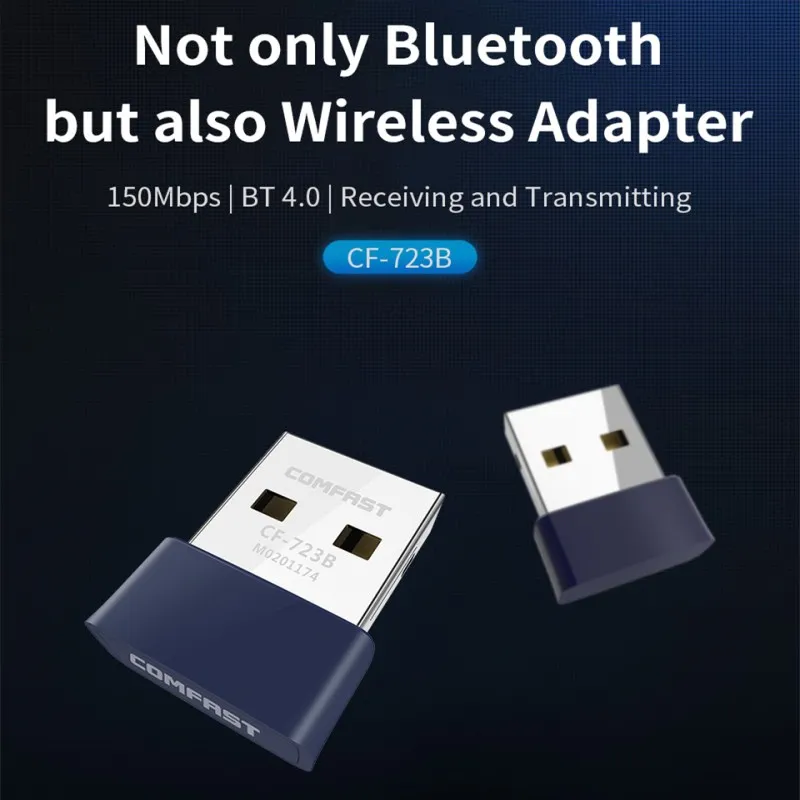 COMFAST wifi dongle Bluetooth 4.0 150Mbps Mini Wireless USB WI-FI Adapter pc Network Card receiver for windows xp 10 MacOS | Компьютеры и