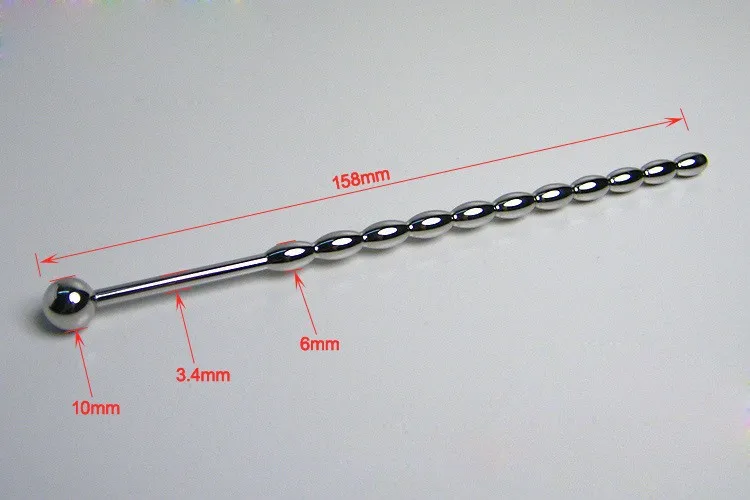 Male Urethral Sounds Catheter Prince Albert's Wand Solid Urethra Dialator Beads Stick Penis Plug Sex Toys For Man | Красота и