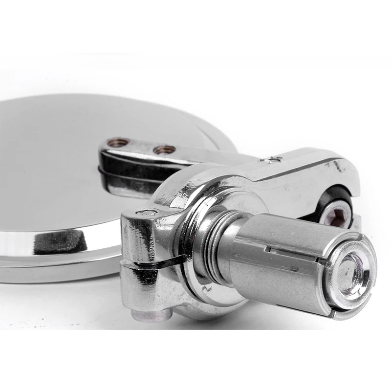 

Chrome Motorcycle CNC Aluminum Rearview Mirror 7/8'' 22mm Handle bar End Side Mirror For honda yamaha suzuki kawasaki